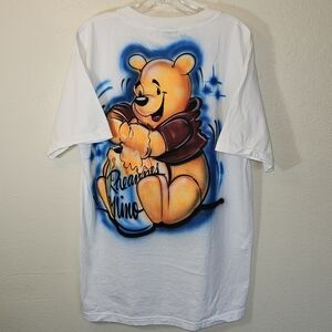 Vintage Winnie The Pooh Graffiti Custom Shirt